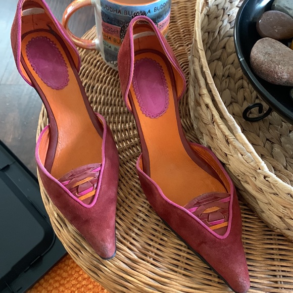 Super cute designer leather heels - Picture 5 of 5